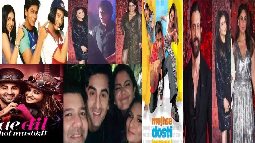 From Kuch Kuch Hota Hai to Ae Dil Hai Mushkil, here's a look at Bollywood movie reunions at Karan Johar's b'day bash