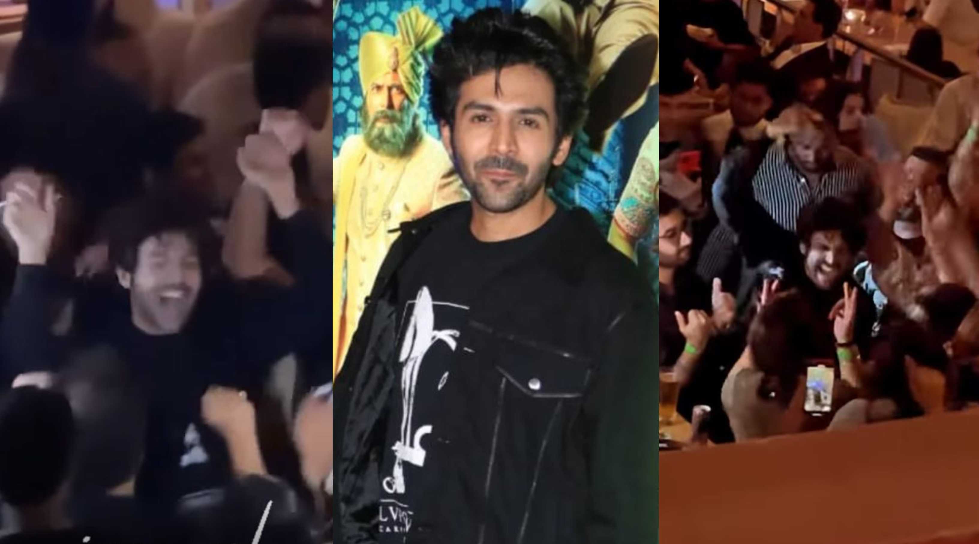 Kartik Aaryan sets the dance floor on fire with his groovy moves at Bhool Bhulaiyaa 2’s success bash; watch
