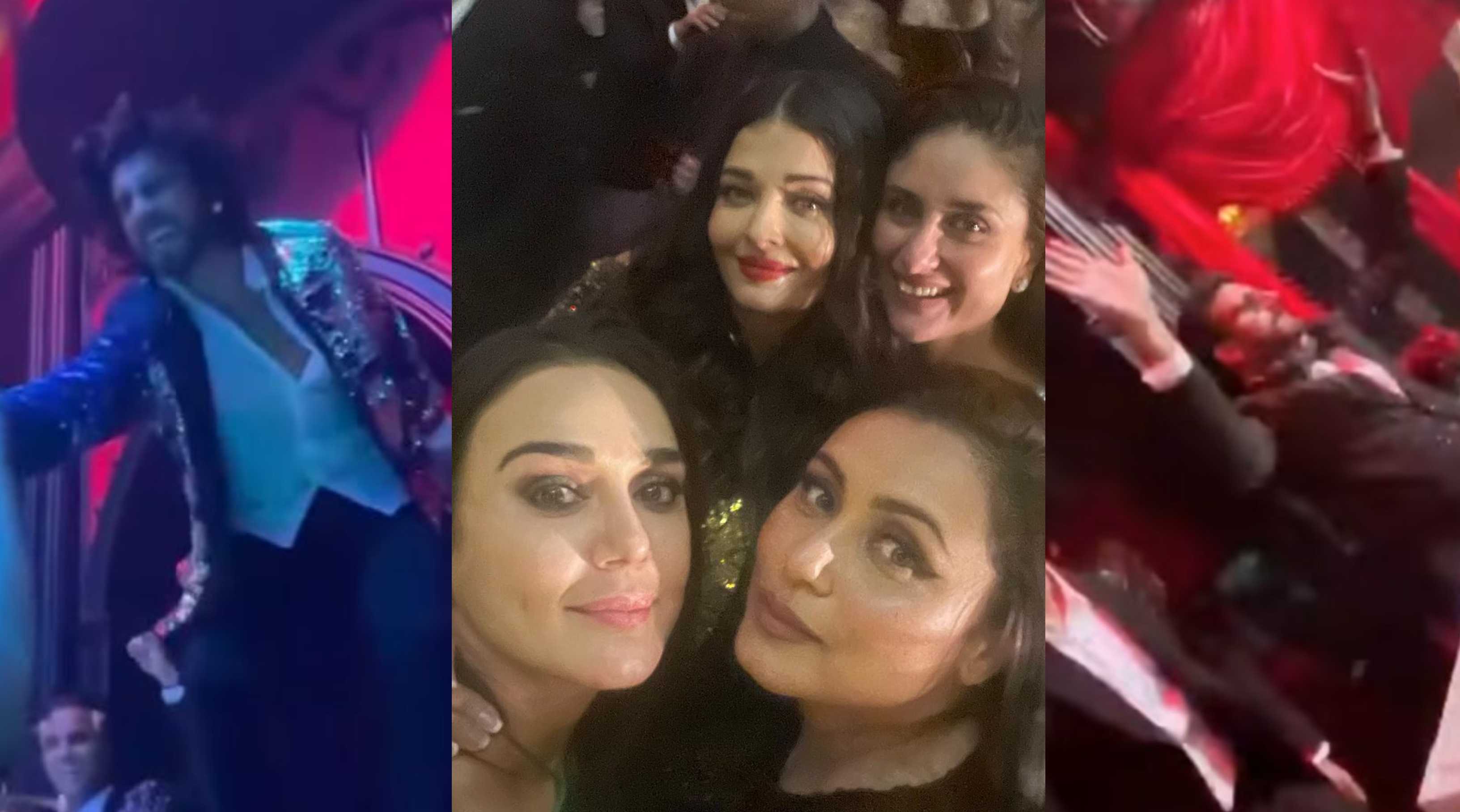 Ranveer & Abhishek burn the dance floor at Karan Johar’s party; Preity, Aishwarya, Kareena pose for an epic selfie