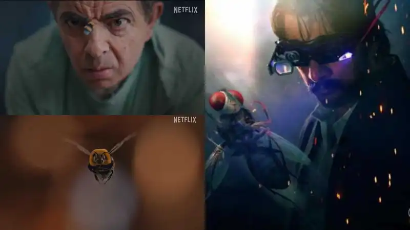 Man Vs Bee trailer: It is Rowan Atkinson against a bee in this Netflix comedy, Indian fans call it Rajamouli's Eega 'freemake'