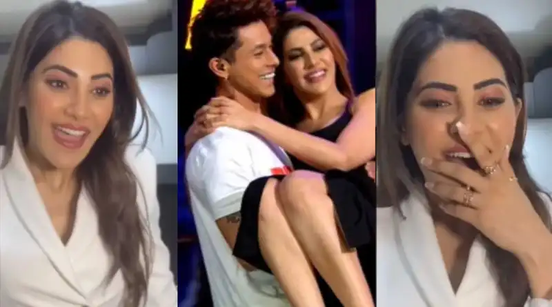 Nikki Tamboli blushes on hearing Pratik Sehajpal sang for her; netizens root for the rumored couple