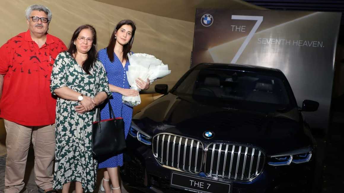 Mother's Day: Farzi actress Raashii Khanna buys her mom a luxurious BMW 7 as a surprise gift on this special day