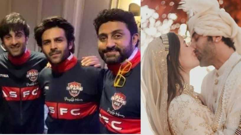 Abhishek Bachchan pokes fun at Ranbir Kapoor's priority for football over marriage