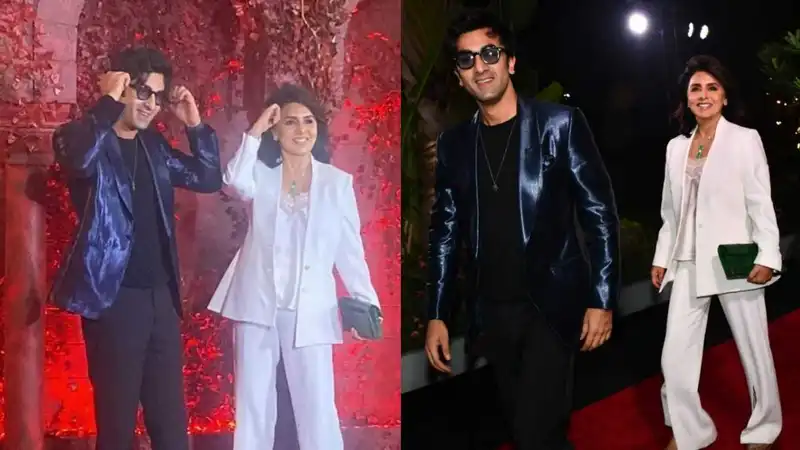 Ranbir Kapoor wins hearts promoting mom Neetu Kapoor's Jugjugg Jeeyo at Karan Johar's birthday bash, fans call him a 'gem'