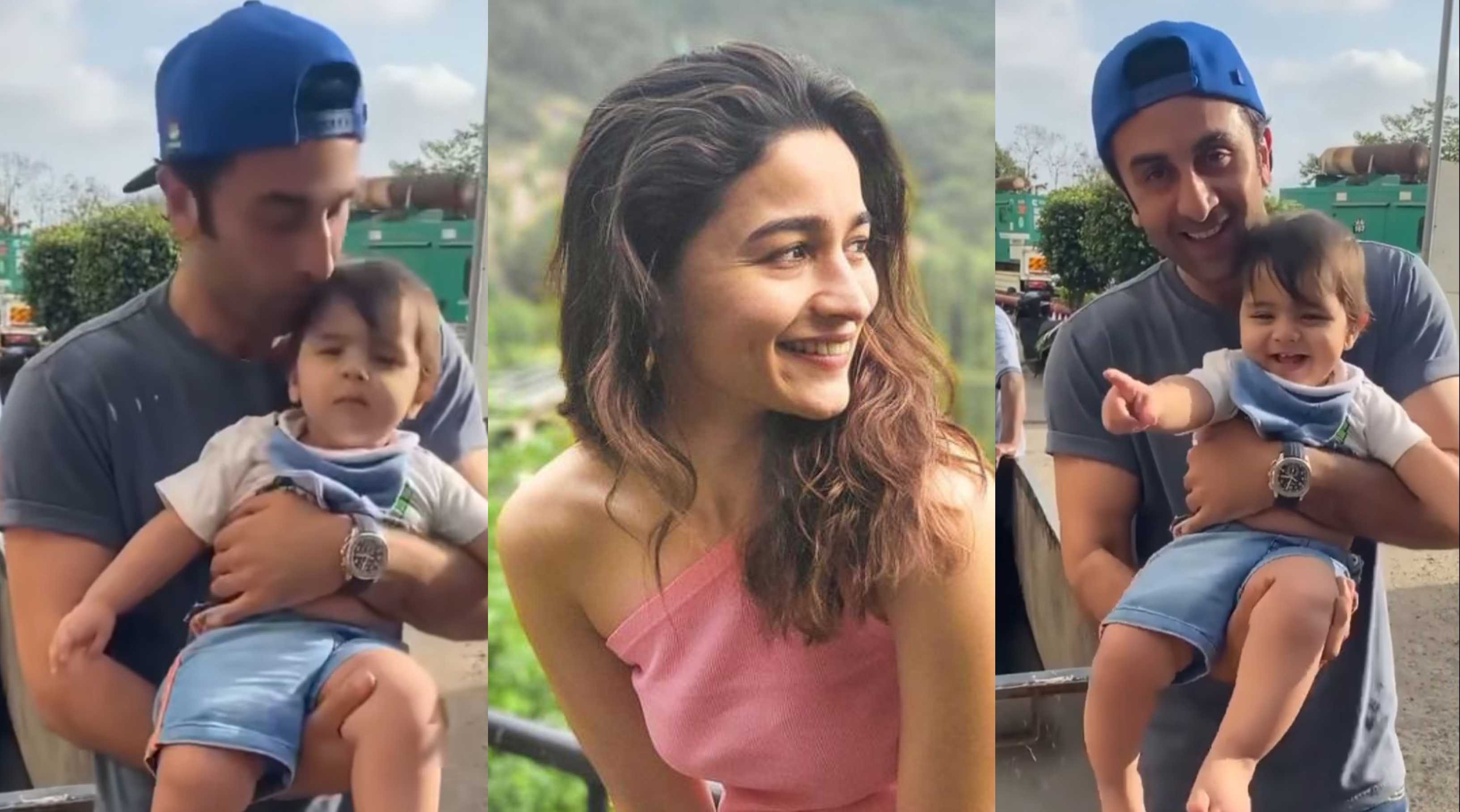 Alia Bhatt likes a cute video of husband Ranbir Kapoor playing with a baby; netizens can’t keep calm