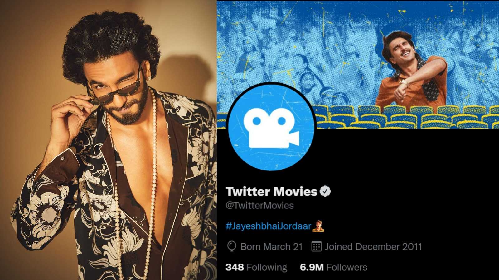 In a first for Bollywood, Ranveer Singh takes over the Twitter Movies account joining the likes of Tom Holland, Robert Pattinson