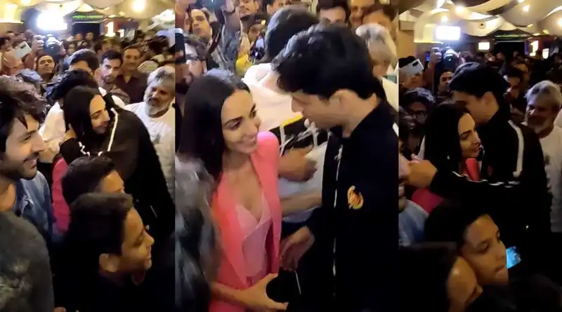 Sidharth Malhotra puts break up rumors to rest as he gives Kiara Advani a hug post Bhool Bhulaiyaa 2 screening; watch