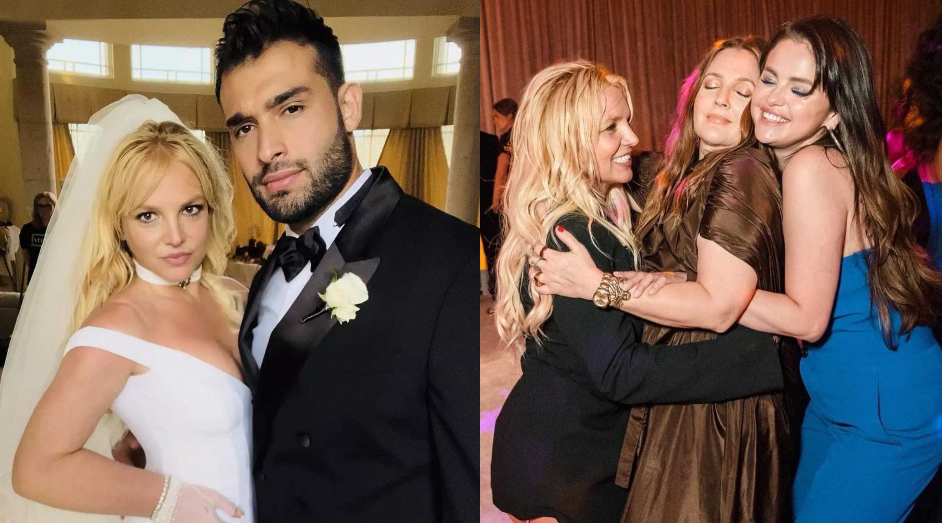 Britney Spears shares breathtaking wedding photos; dances the night away with Drew Barrymore, Selena Gomez