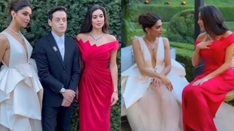 rami malek: Deepika Padukone's pictures with Rami Malek from Spain