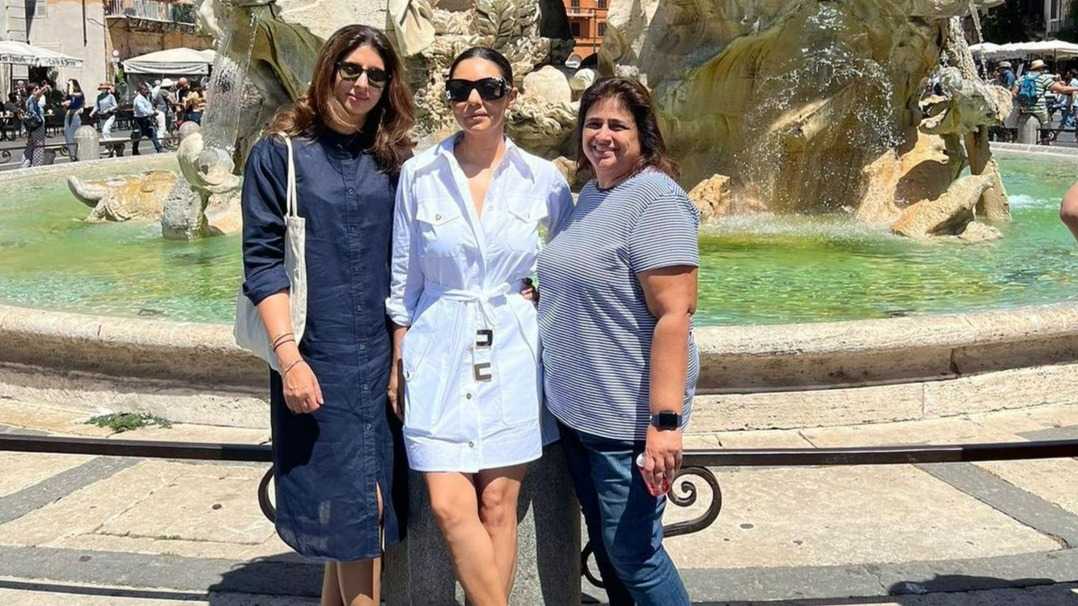Gauri Khan enjoys a sunny vacation with Shweta Bachchan and friends in Rome; Shares picturesque post