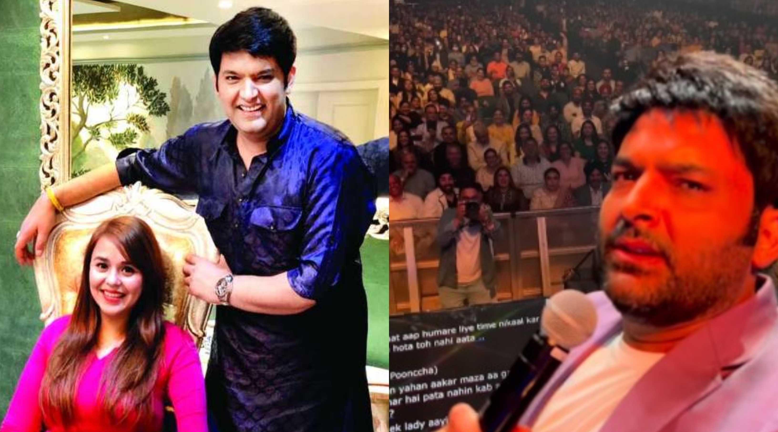 Kapil Sharma hilariously complains about wife Ginni Chatrath during his live tour; watch