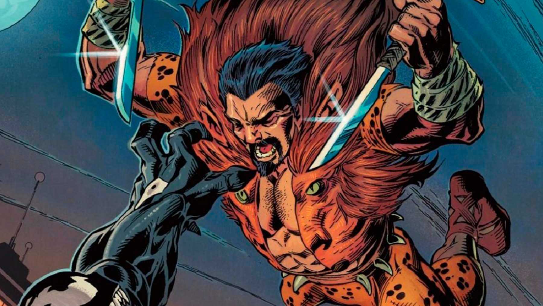 Sony's upcoming Spider-Man spinoff Kraven the Hunter star Aaron Taylor-Johnson the character will be different from the comics