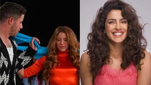 Priyanka Chopra  hails husband Nick Jonas' effort of attempting belly roll with Shakira; Watch