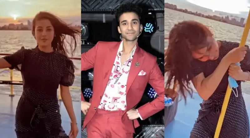 Shehnaaz Gill dances with a pole during a ferry ride; her Bhaijaan co-star Raghav Juyal has a hilarious reaction