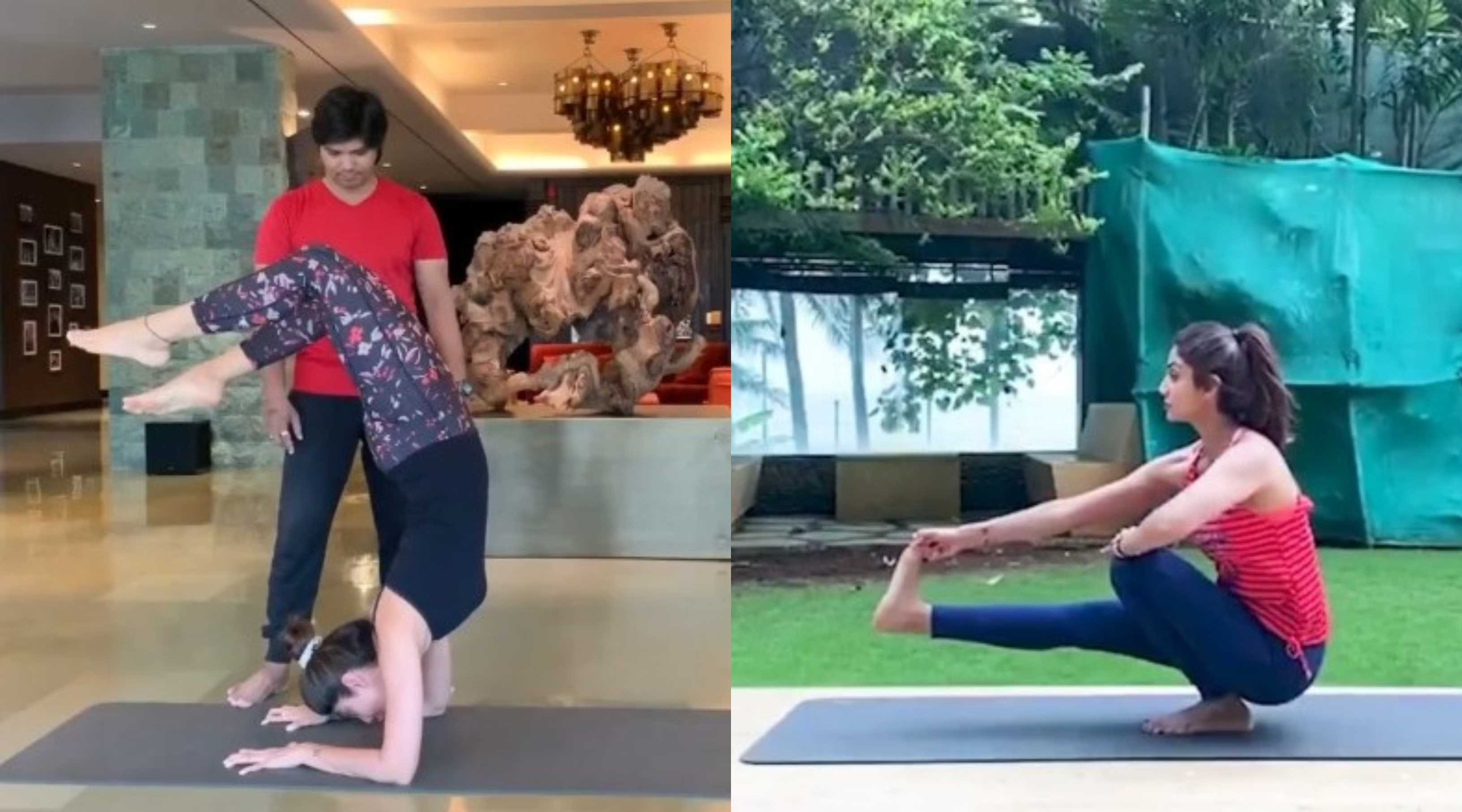 International Yoga Day 2022: 5 times Shilpa Shetty inspired us by acing difficult asanas