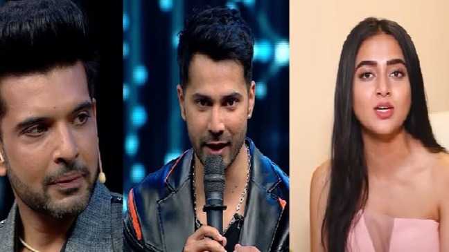 Dance Deewane Juniors: Varun Dhawan asks Tejasswi Prakash 'Kya aap Karan Kundrra ke saath JugJugg Jeena chahate hai?' here's how Naagin 6 actor reacted