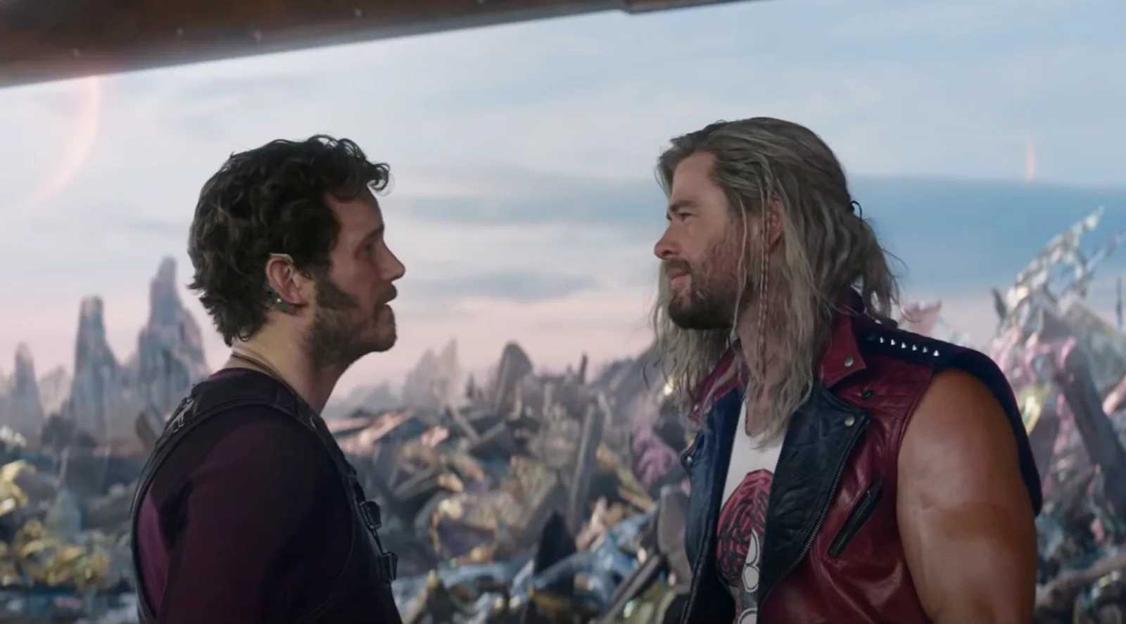 Chris Pratt confirms that the Guardians of the Galaxy holiday special will feature two characters from Thor: Love and Thunder
