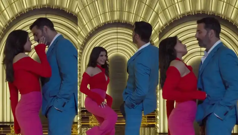 Samantha and Akshay Kumar turn up the temperature as they groove to Pushpa song Oo Antava Oo Oo Antava; watch