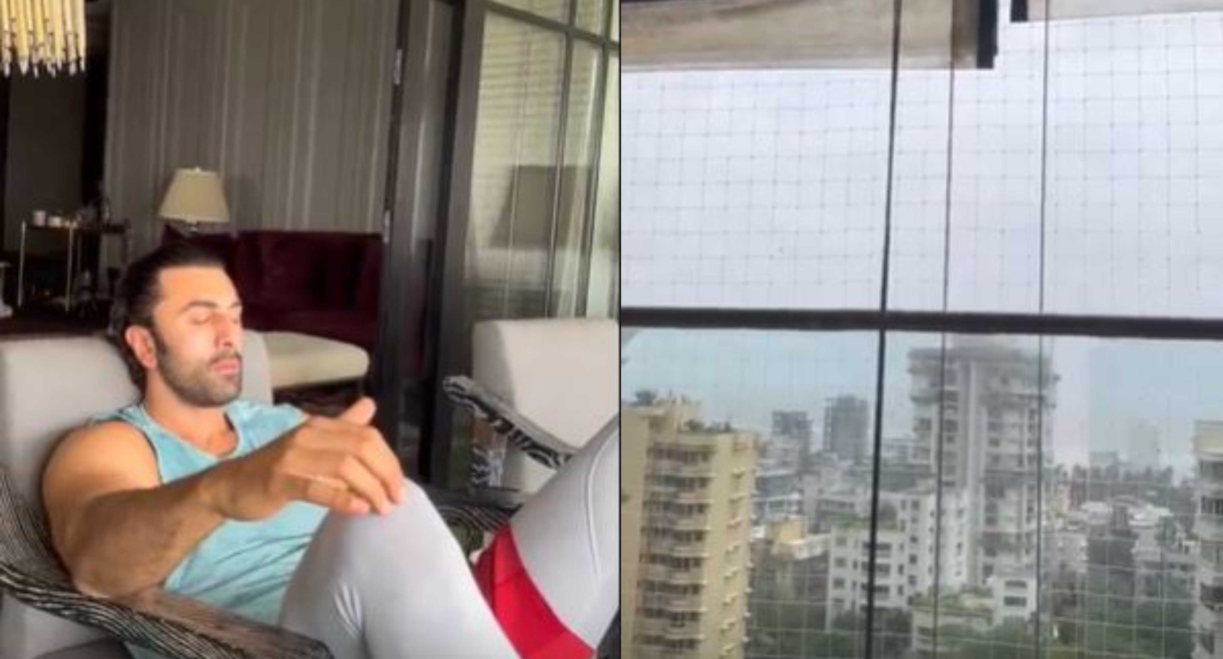 प्रेग्नेंट आलिया हसबैंड रणबीर के साथ 'केसरिया' सॉन्ग सुनकर एन्जॉय कर रही हैं बारिश, वीडियो