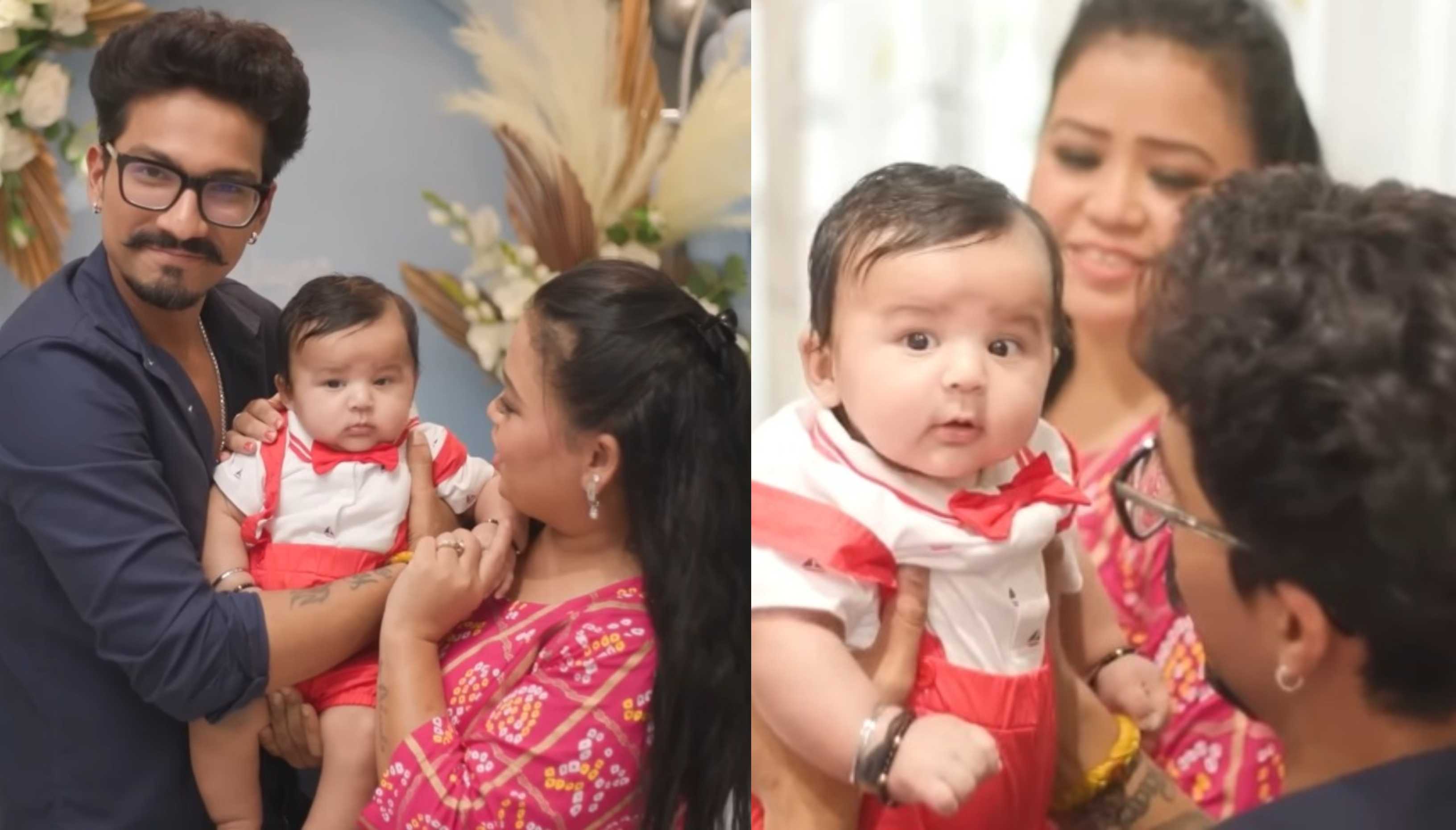 Bharti Singh and Haarsh Limbachiyaa 'launch' their son Laksh, finally reveal his adorable face; watch