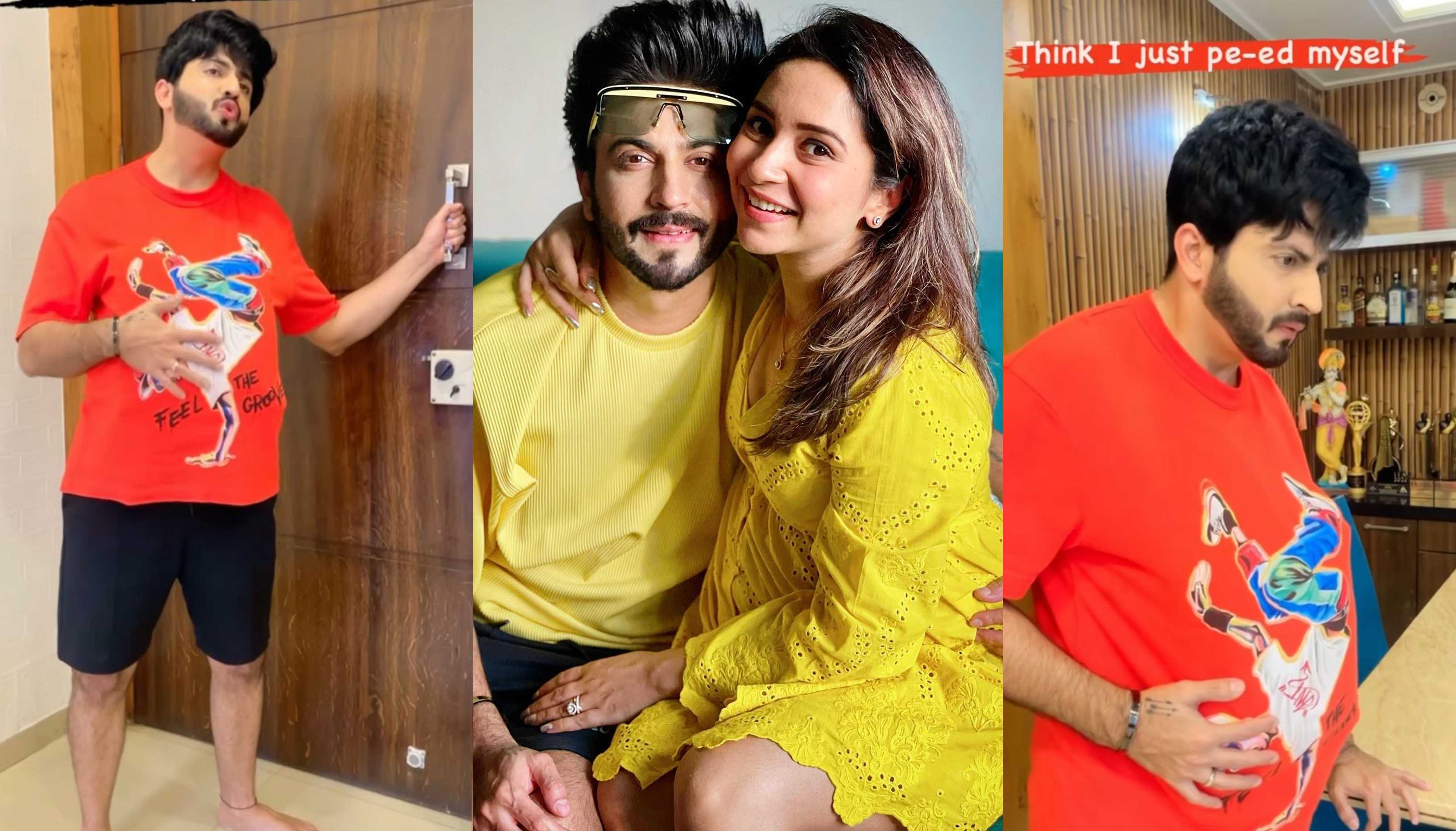 Dheeraj Dhoopar hilariously copies pregnant wife Vinny Arora's mood swings and naps; watch video