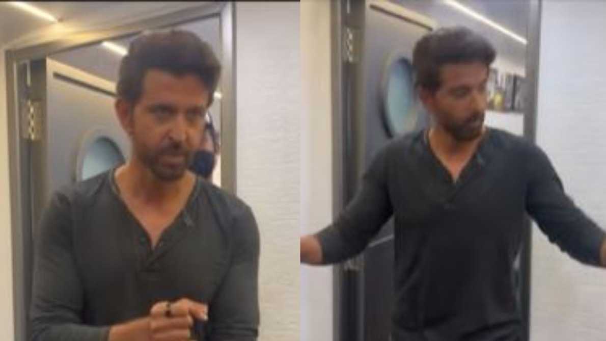 Hrithik Roshan plays dumb charades with his team, is the actor enacting his upcoming project?
