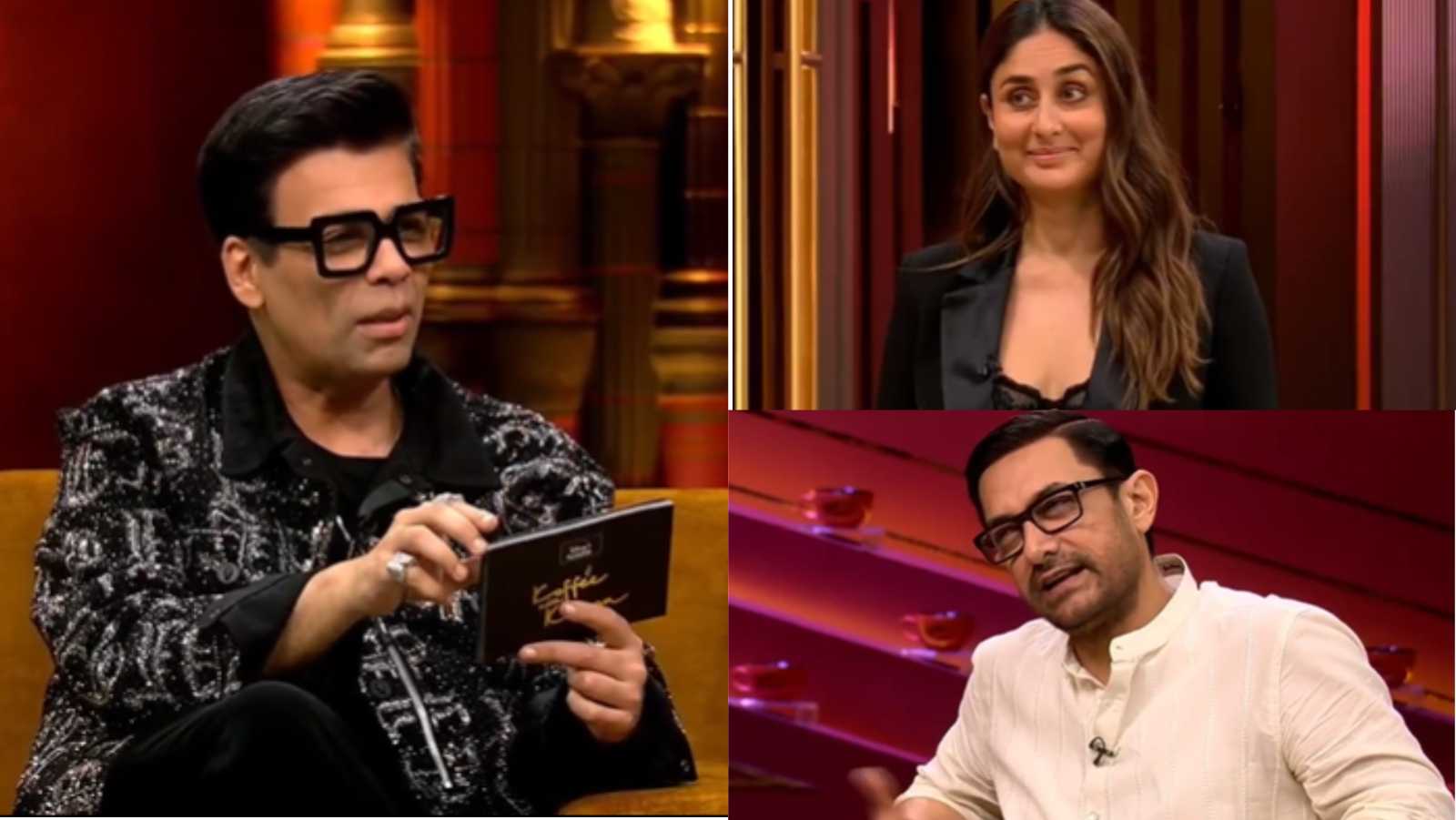 कॉफी विद करण 7: करीना-आमिर ने करण जौहर की सेक्स लाइफ पर उठा दिए सवाल, डायरेक्टर बोले- 'मेरी मां शो देख रही है'