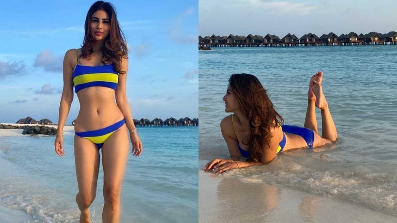 You'll love where Mouni Roy's mind is at as she flaunts her perfect curves in a blue bikini; See her latest pics from beach vacation