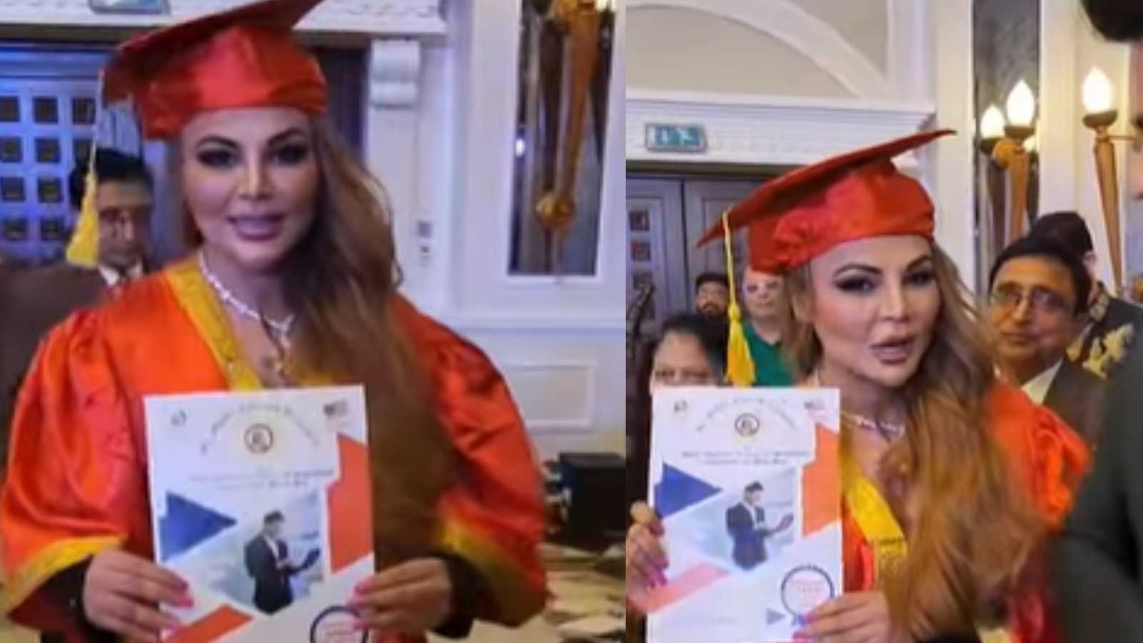 'MBA se kaun doctor banta hai?' : Rakhi Sawant is brutally trolled after claiming to become a doctor & getting an MBA degree