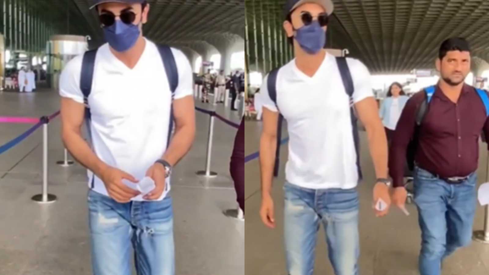 'Jeans galat jagah fatti hai': Ranbir Kapoor's casual airport outing turns risqué as netizens notice something peculiar