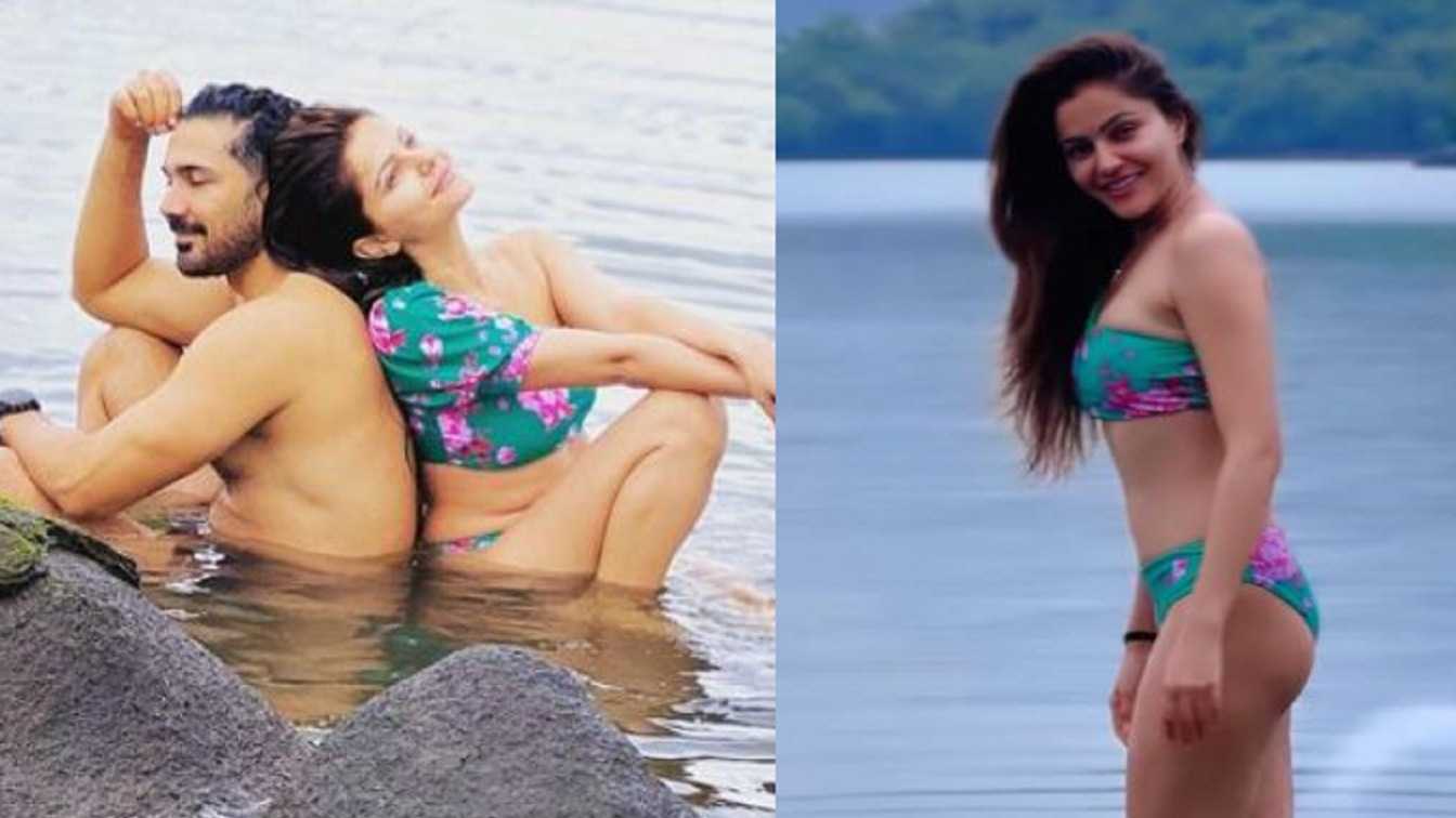 Rubina Dilaik and Abhinav Shukla look piping hot couple in swimsuit as they enjoy monsoon vacation; See pics