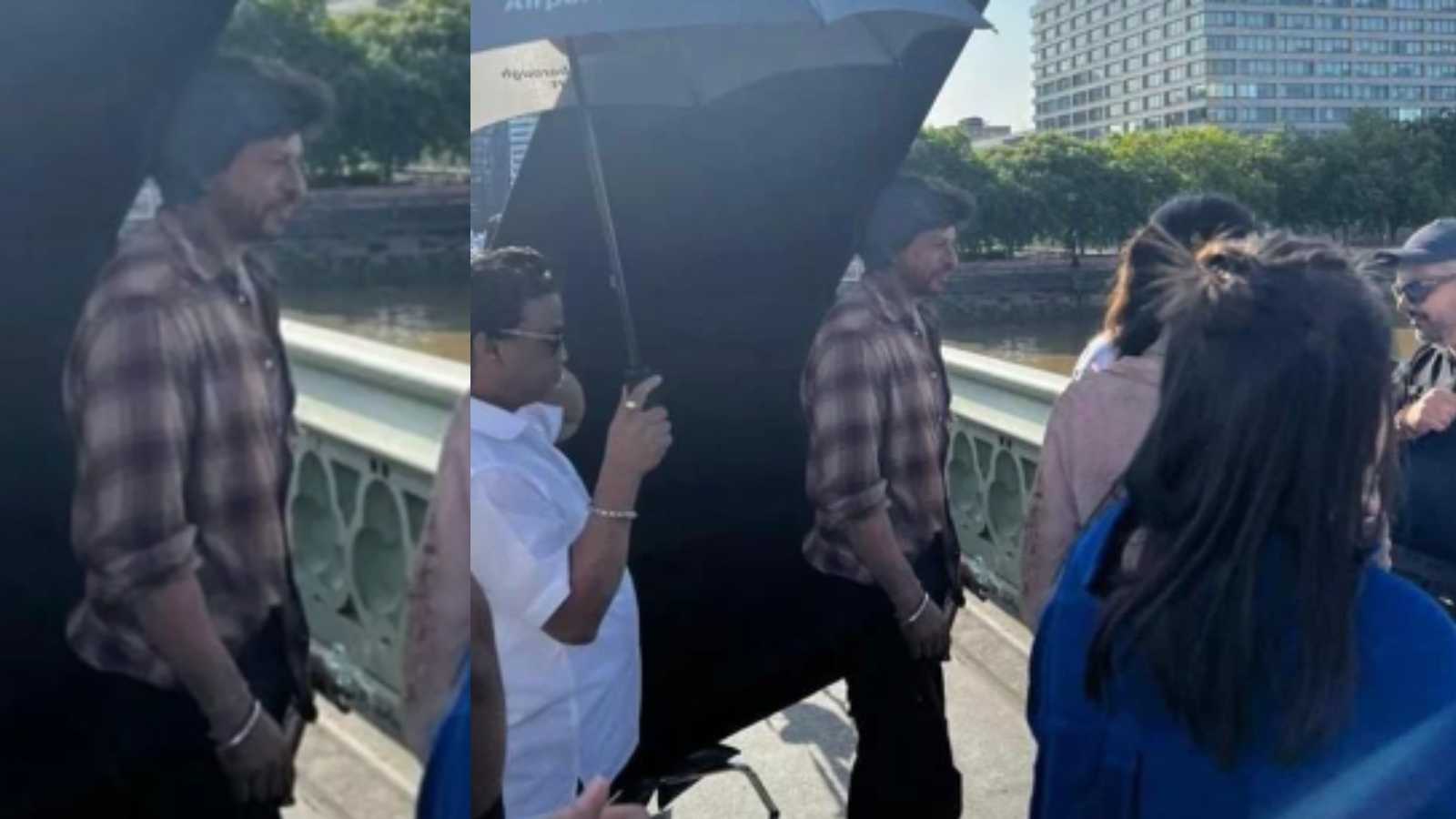 Dunki: Shah Rukh Khan looks handsome in a checkered shirt in this viral BTS sneak peek