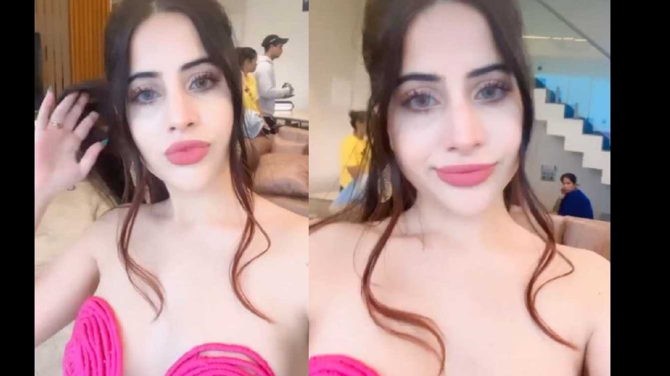 Urfi Javed ditches bikini and wears ensemble made of pink ropes; Watch