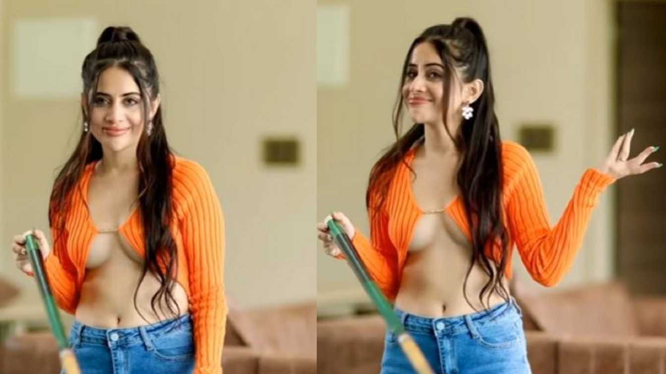 Urfi Javed goes braless and flaunts midriff as she plays pool; Watch