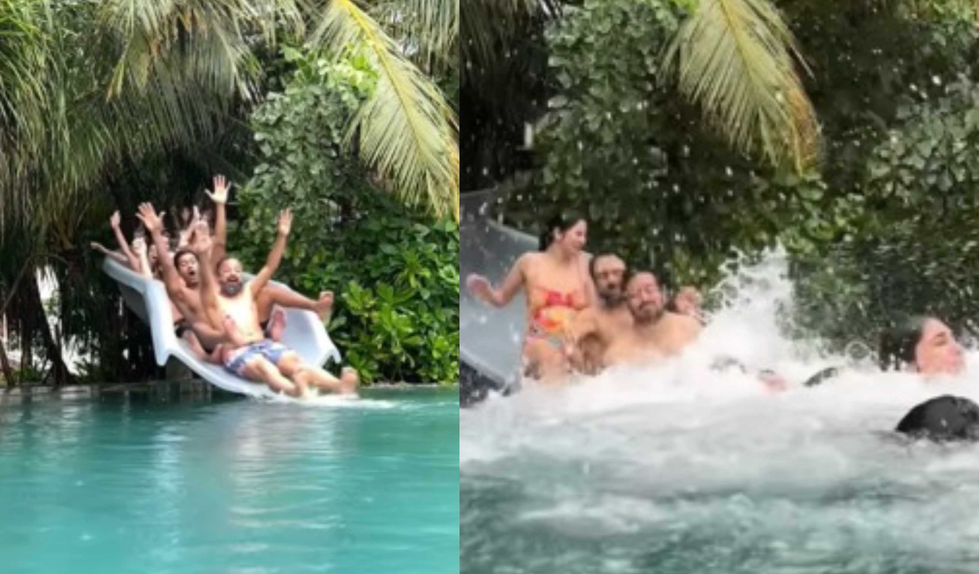 Katrina Kaif's latest video with husband Vicky Kaushal and squad will make you crave for a pool party; watch