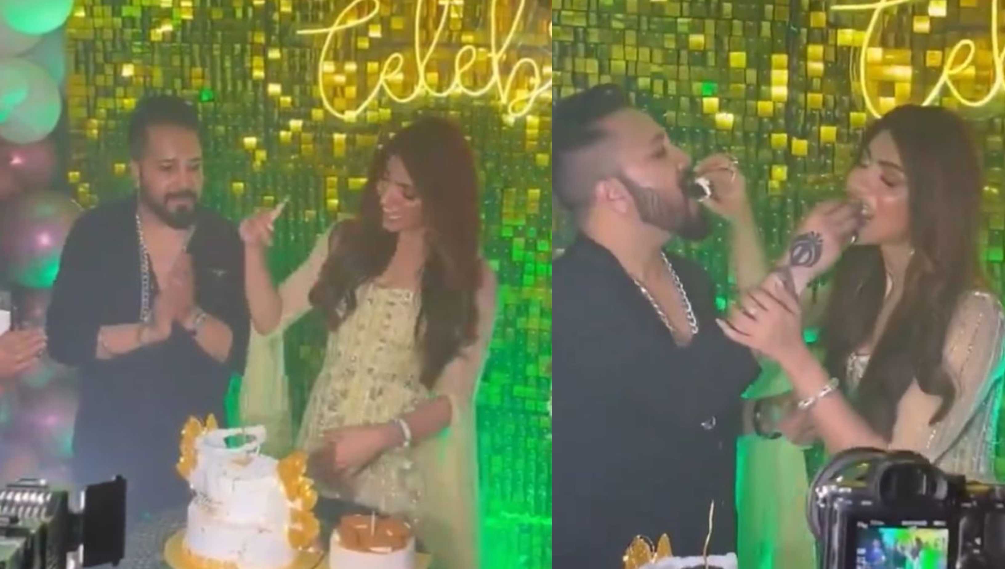 Mika Singh croons ‘Darlings I loves you’ for his bride-to-be Akanksha Puri as they celebrate her birthday; watch