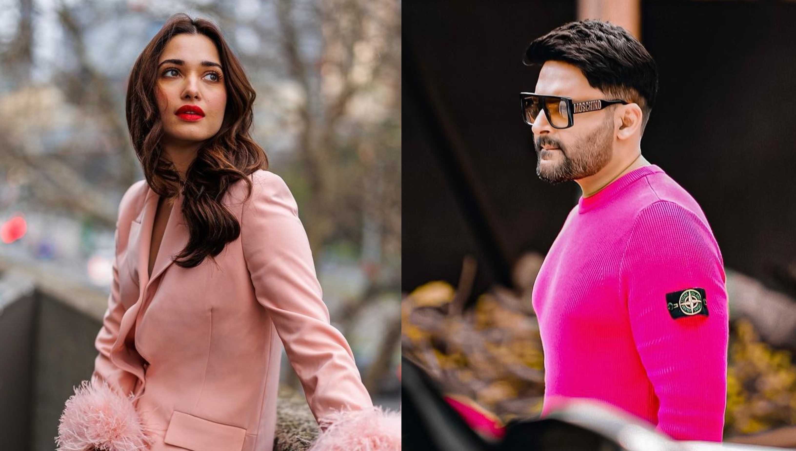 Kapil Sharma pops in pink to break a stereotype, wants Tamannaah Bhatia to pay attention
