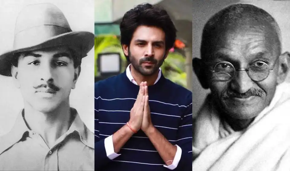 Kartik Aaryan was inspired by Bhagat Singh & Gandhi ji while growing up; reveals if he would do a freedom fighter’s biopic