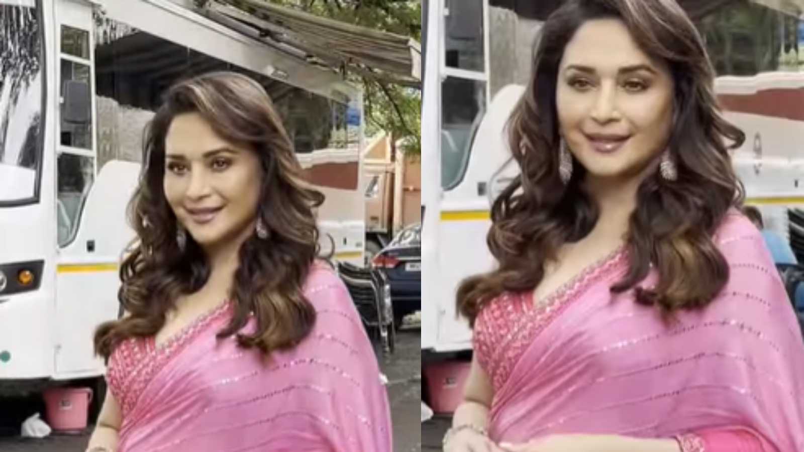 Did she get lip fillers? Netizens left confused after seeing Madhuri Dixit's 'awkward' smile during Jhalak Dikhhla Jaa shoot