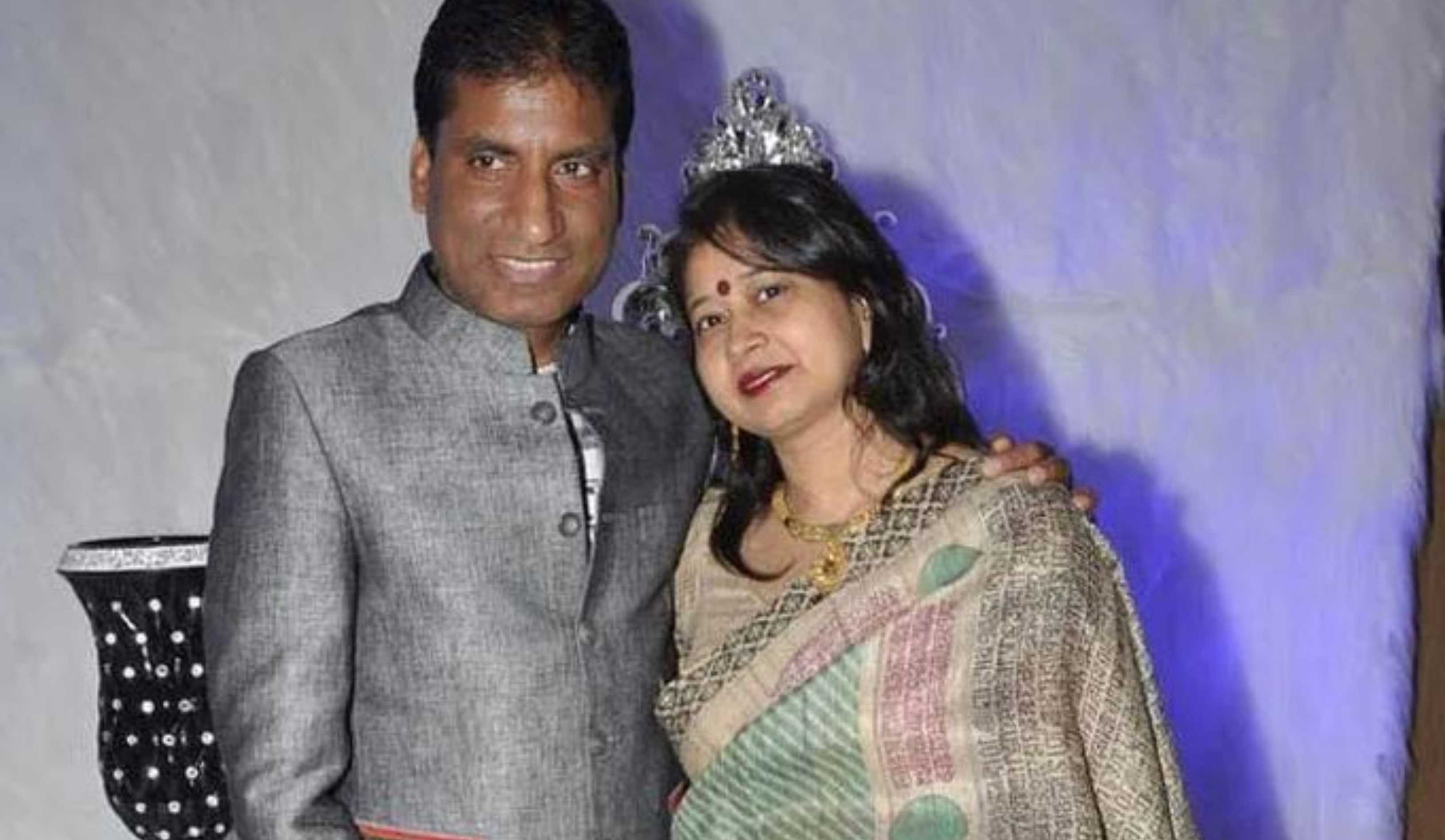 राजू श्रीवास्तव की पत्नी शिखा ने दिया उलट बयान, कहा 'उनकी हालत स्थिर है'