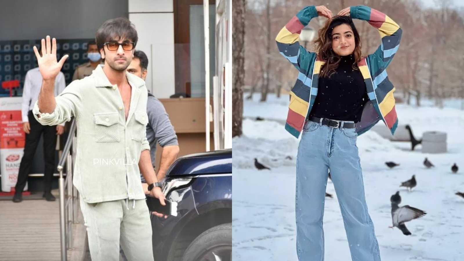 Ranbir Kapoor steals Rashmika Mandanna's signature move on Animal sets as he says hello; you are going to 'heart' it