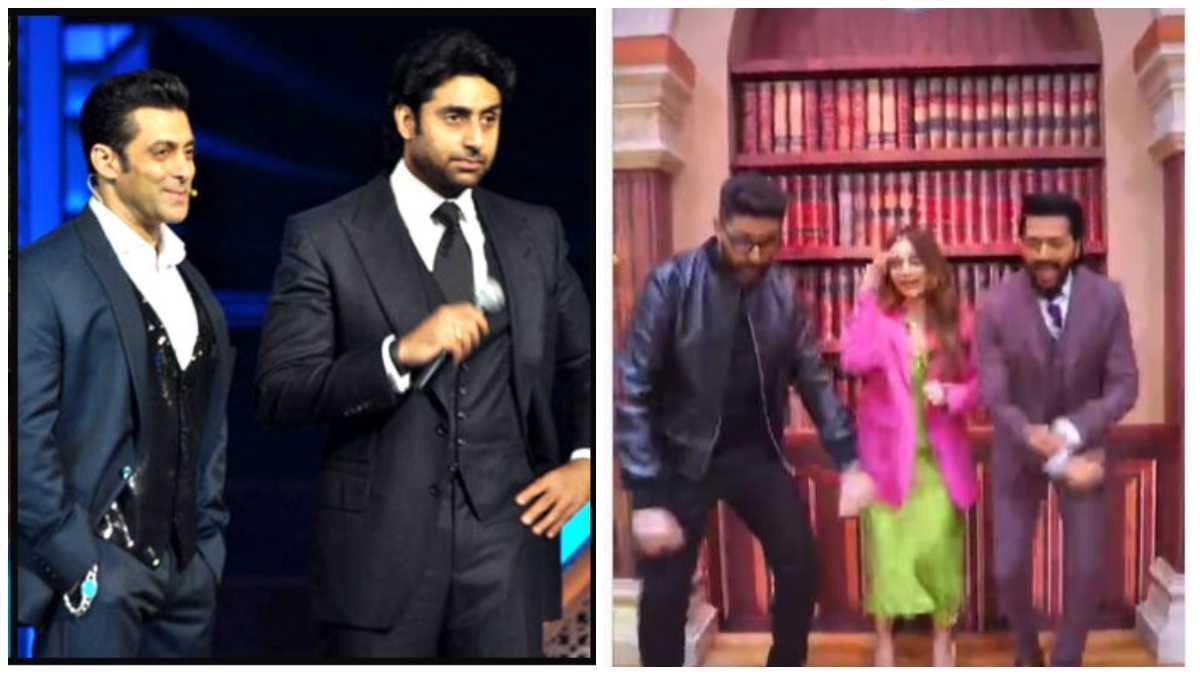OMG! Abhishek Bachchan dances to his wife Aishwarya Rai's ex-boyfriend Salman Khan's song 'Oo Jaane Jaana'; Watch