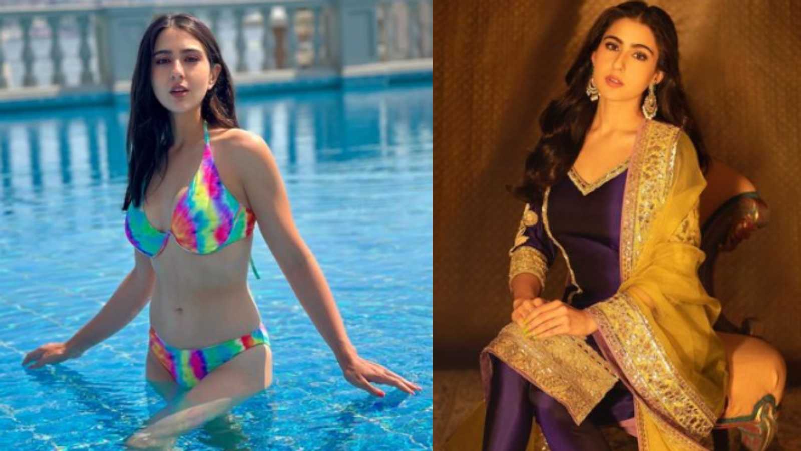 Happy Birthday Sara Ali Khan: 6 times she proved her fashion is on point, from Sanskari to Bikini Babe