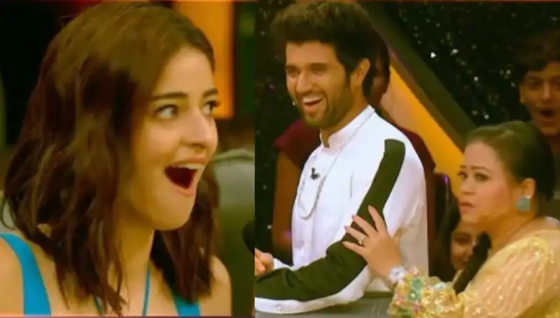 Bharti Singh and Vijay Deverakonda's flirting incites laughs but why did Ananya Panday's jaw drop?