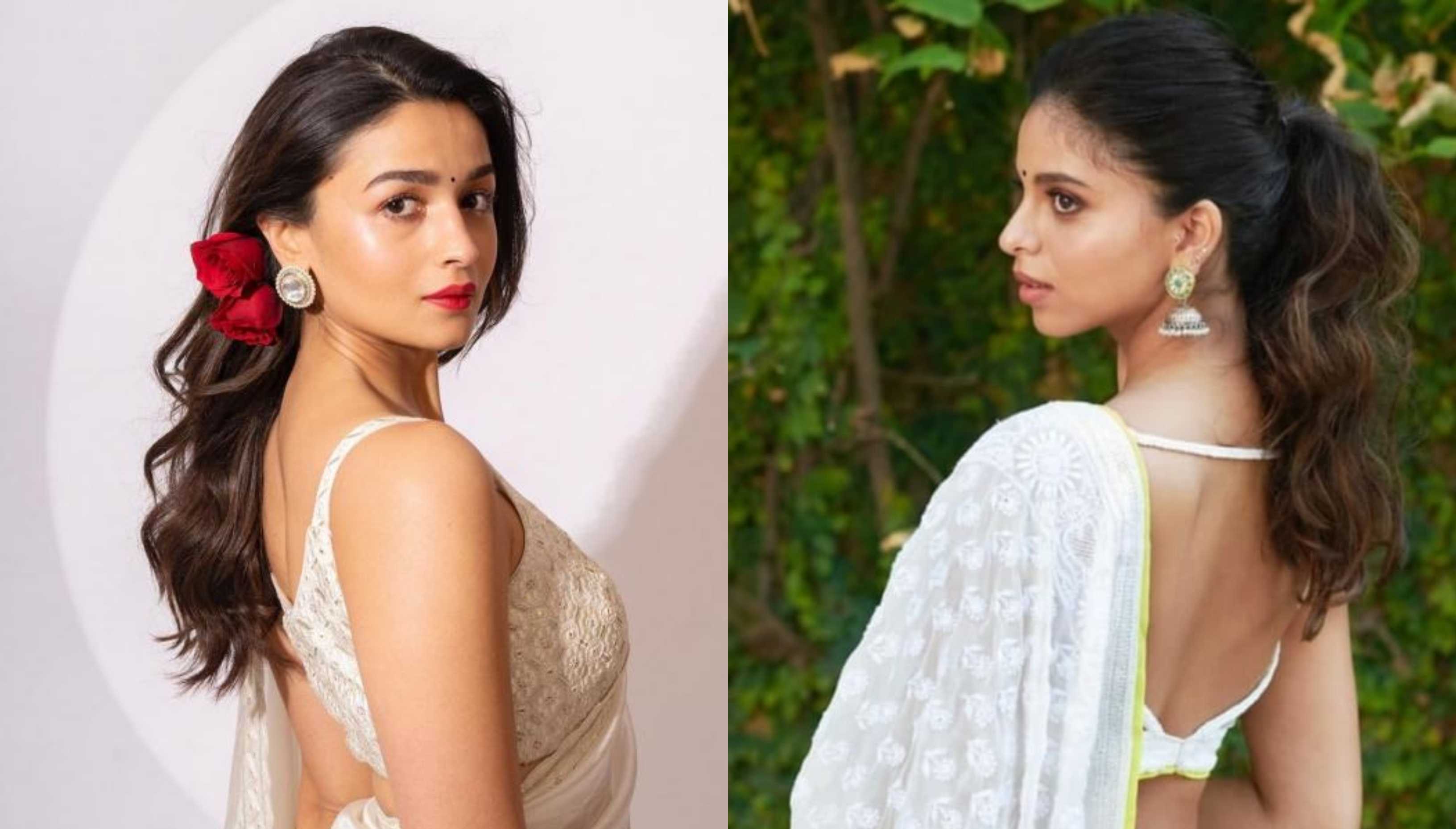 From Alia Bhatt to Suhana Khan, take inspiration from these celebs in white for the first day of Navratri