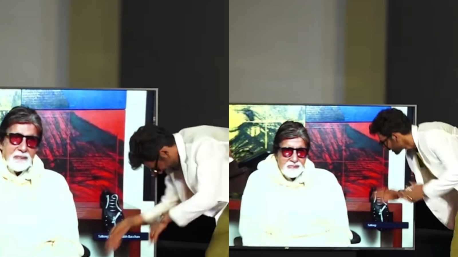 Amitabh Bachchan 'works from home' at Goodbye trailer launch, has the most unexpected response as Sunil Grover seeks virtual blessings