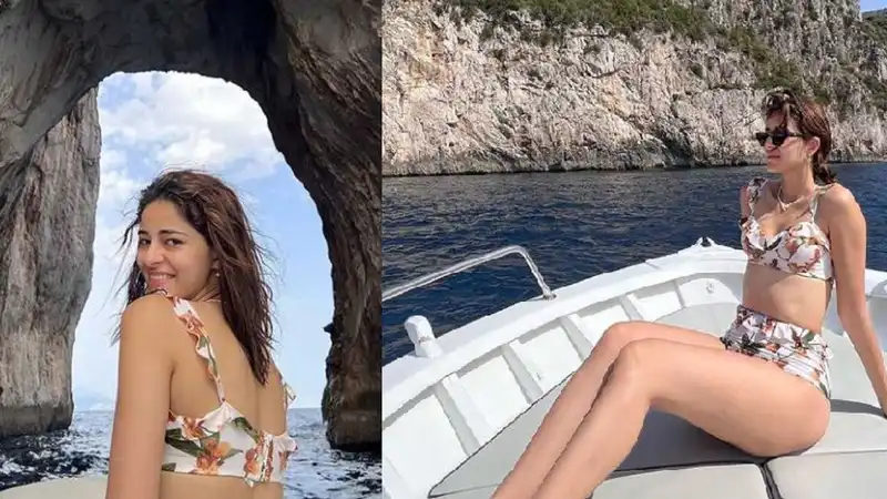 Inside Ananya Panday's lavish Italy vacation: Liger actress exudes charm in white bikini; See photos