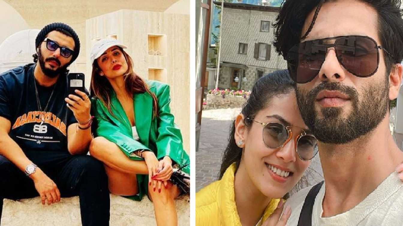 Arjun Kapoor-Malaika Arora play 'who wore it better' game with sunglasses; Shahid Kapoor irritates wifey Mira Rajput while goofing around