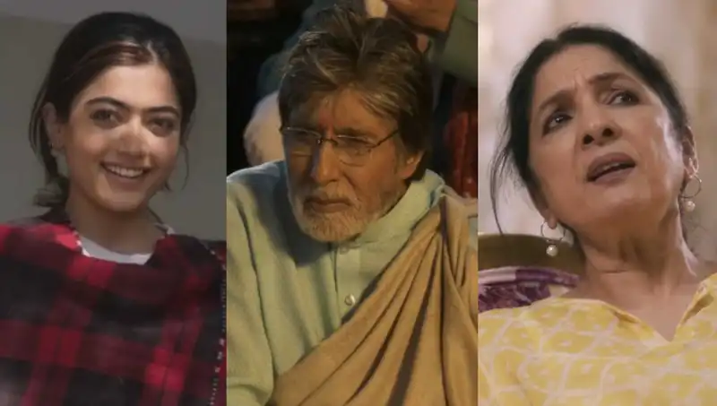 Goodbye trailer: Rashmika Mandanna shines in her Bollywood debut; Big B and Neena Gupta prove their worth yet again