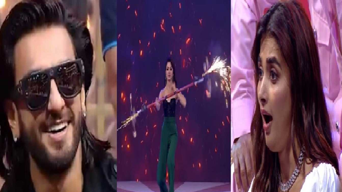 Khatron Ke Khiladi 12 finale: Sriti Jha leaves Ranveer Singh, Pooja Hegde awestruck by her dragon staff skills; Watch
